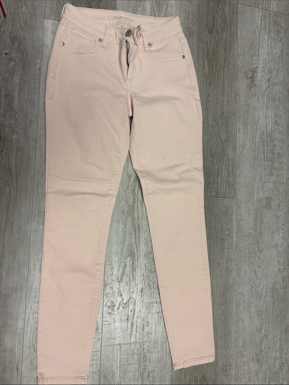 Maurices Pale Blush Skinny Jeans
